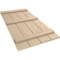 Ekena Millwork Rustic Four Board Joined Board-n-Batten Sandblasted Faux Wood Shutters, 22W x 84H, PR SHUBJS22X84SDPR - alternate 18